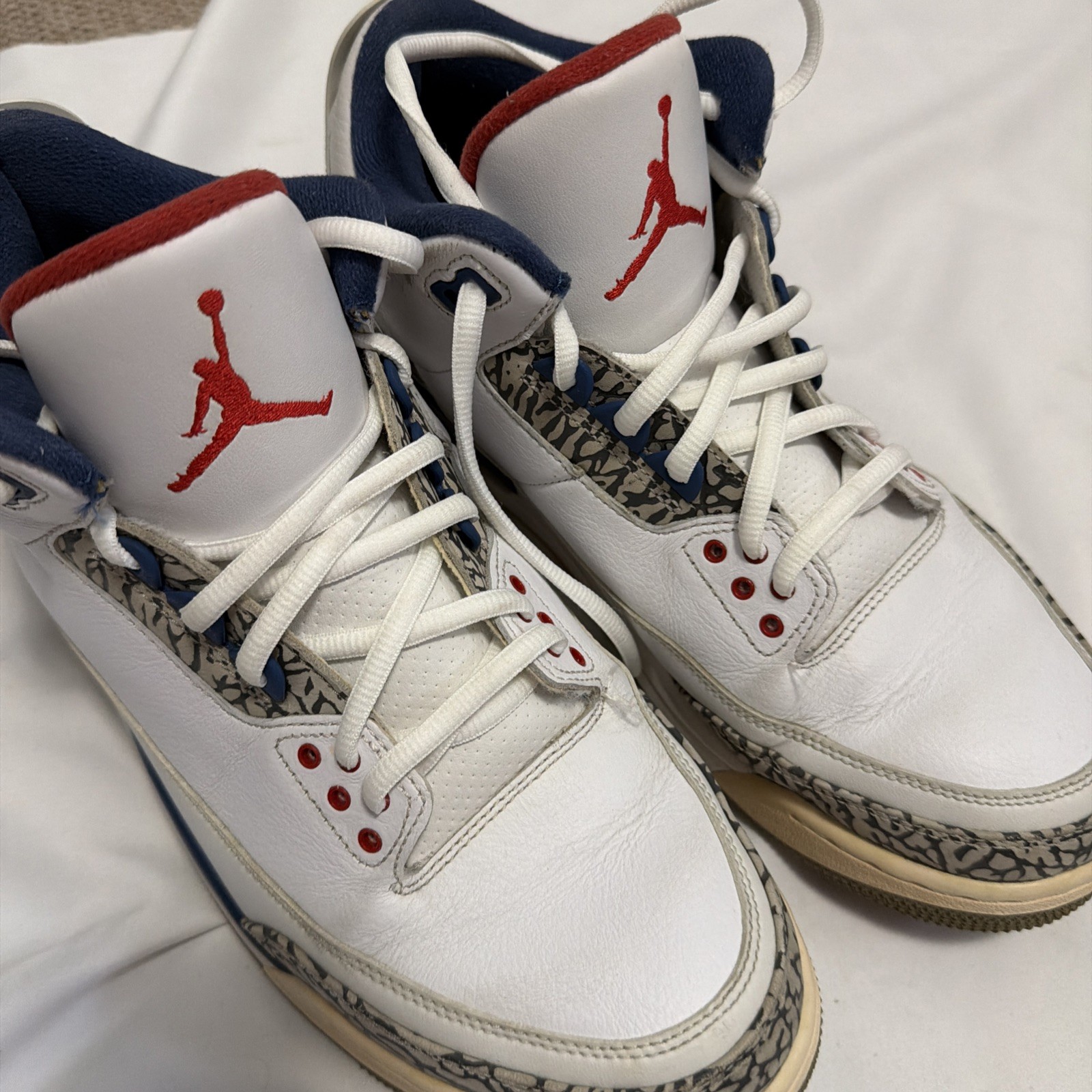 Jordan 3 Retro OG True Blue 2016 Sneaker US Men’s Size 11