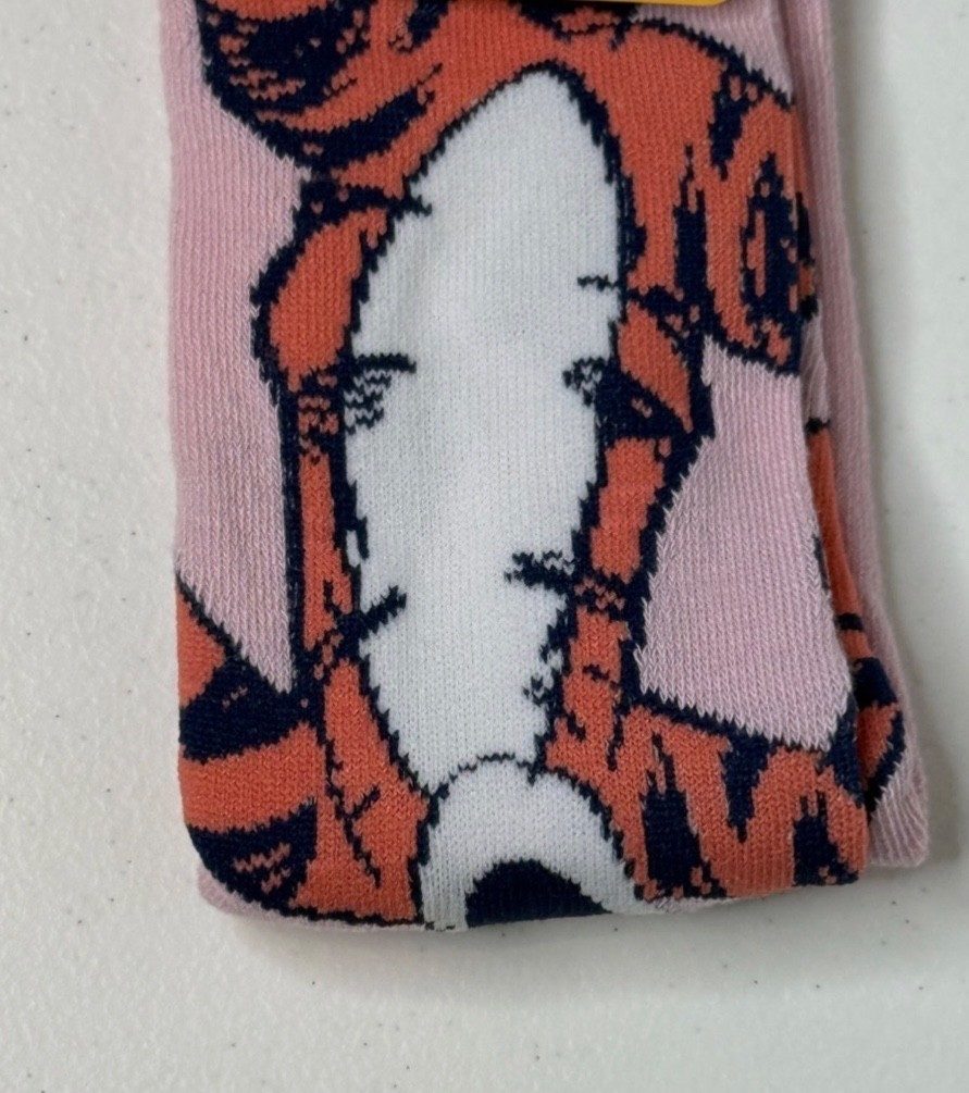 NWT Disney TIGGER Crew Socks, 100 Year Anniversary Collectible Winnie the Pooh