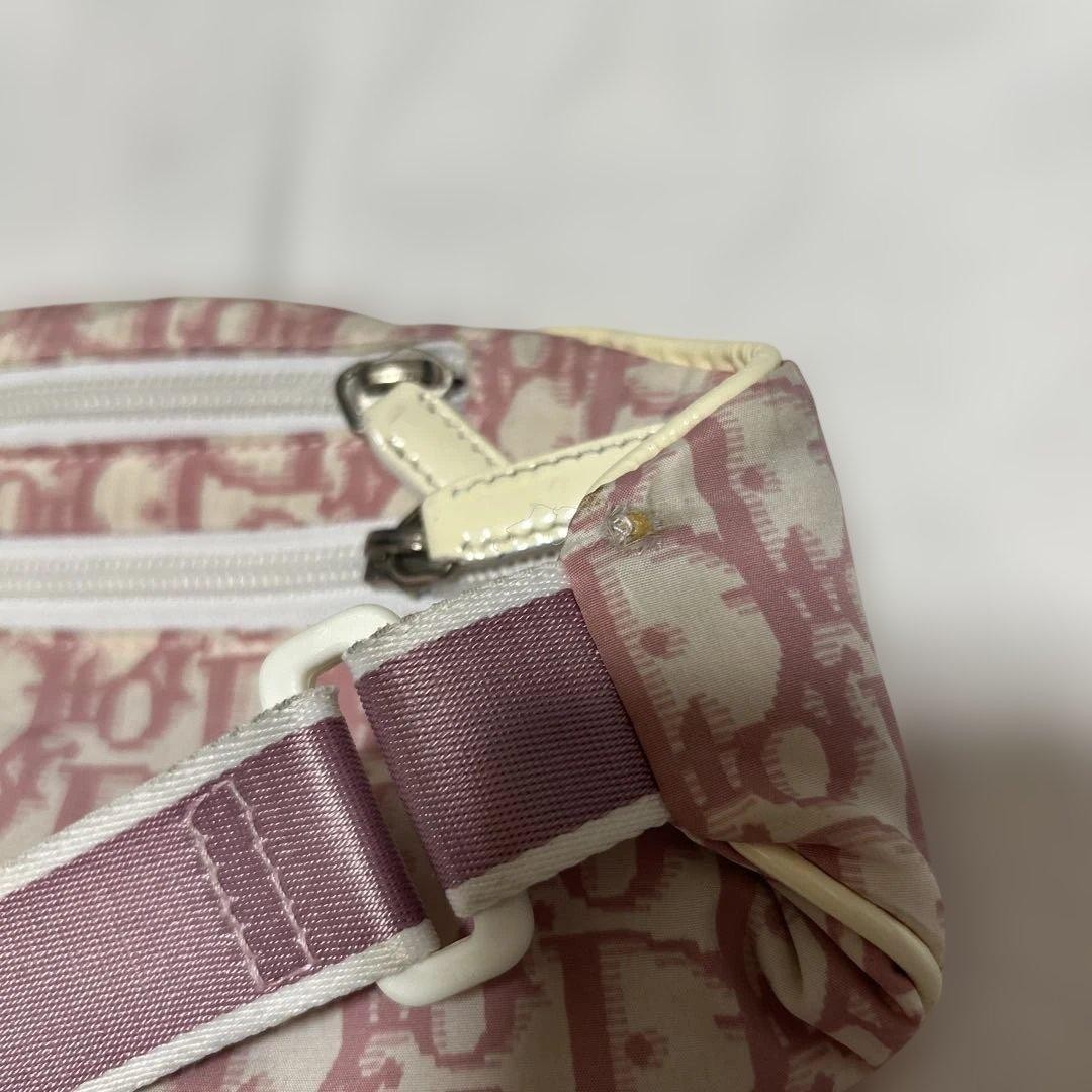 Christian Dior Bag Dior Trotter NO.2 Shoulder Waist Pink