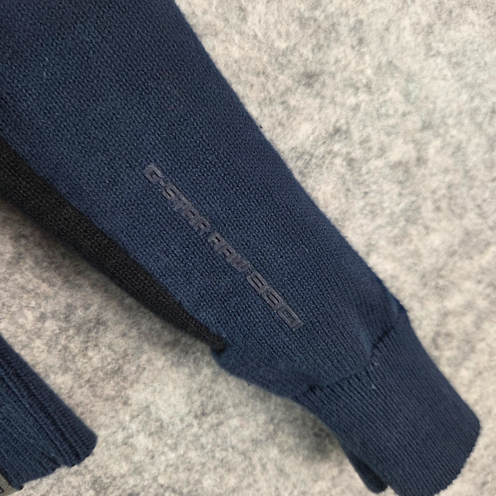 G-Star Raw Jumper Womens Small Blue Pullover V Neck 15742