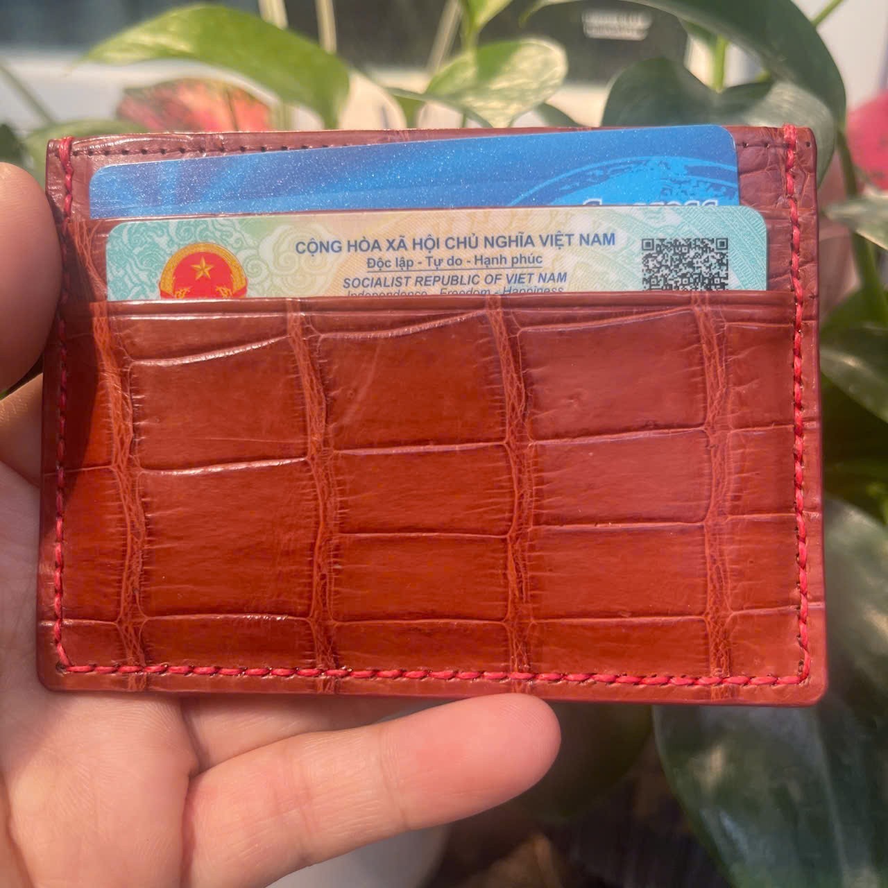 GENUINE LEATHER SKIN CREDIT CARD HOLDER/ WALLET CARD HOLDER FOR MEN