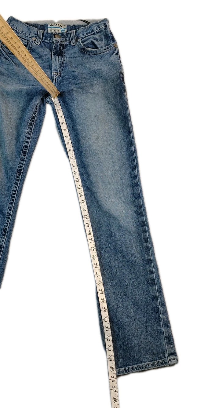 Ariat M2 Traditional Relaxed Boot Cut Denim Jeans Mens 30×36 Western Work