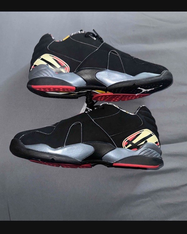 Jordan Air Jordan 8 Retro Low Playoff 2003 Black/True Red-Del Sol 306157-061