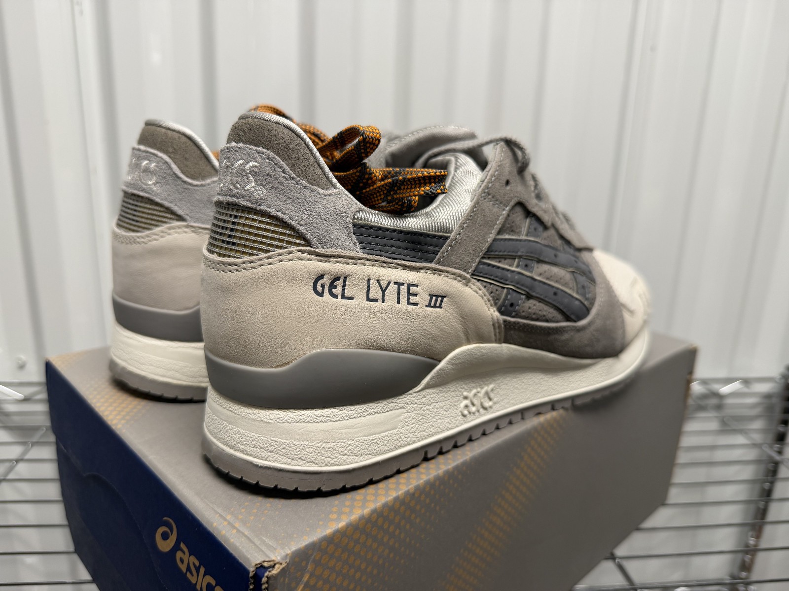 Size 10.5 – ASICS Gel-Lyte III “Snowman” Sneakers Vintage Kith H42NK 2014
