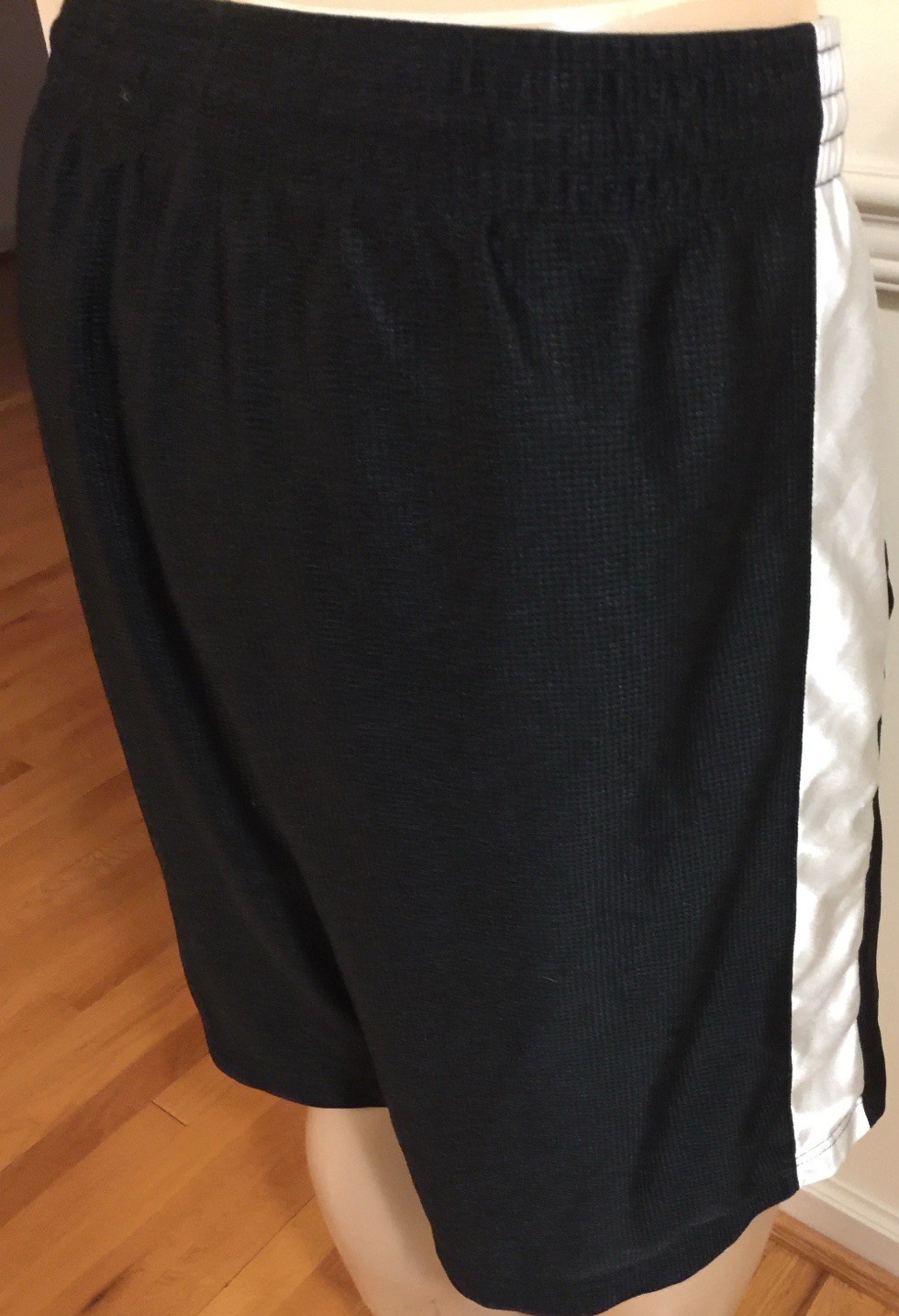 Men Nike XL Black Basketball Shorts Casual Elastic Waist 207630-022 Dazzle -Spot