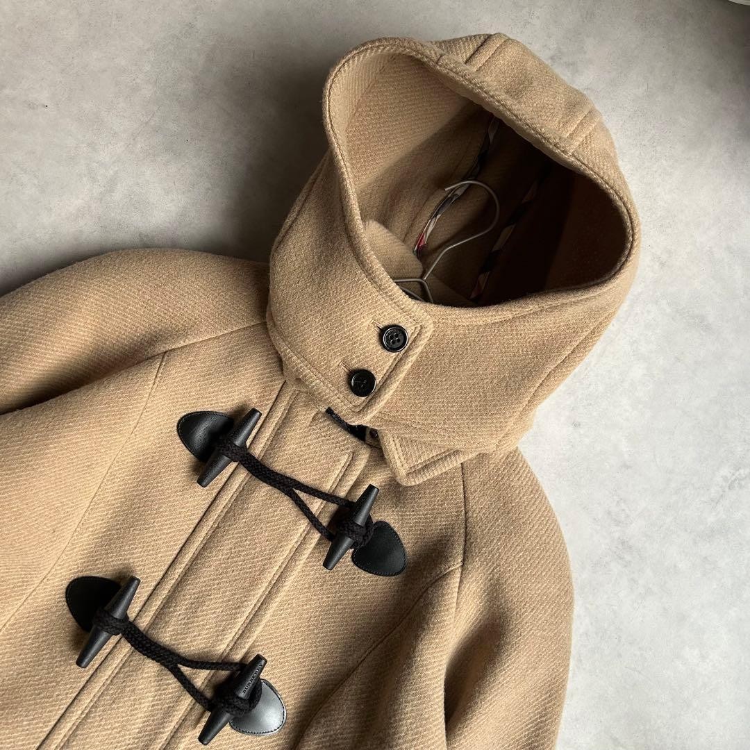 Burberry London Duffle Coat Mega Check Long 2way Toggle