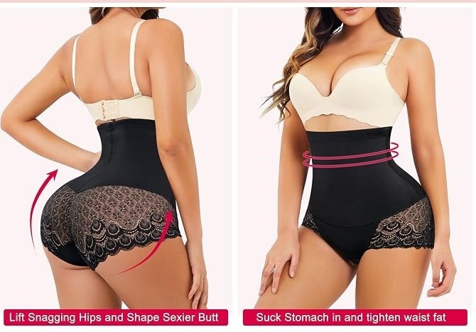 Women Body Shaper High Waist Butt Lifter Tummy Control Panty Slim Waist Trainer