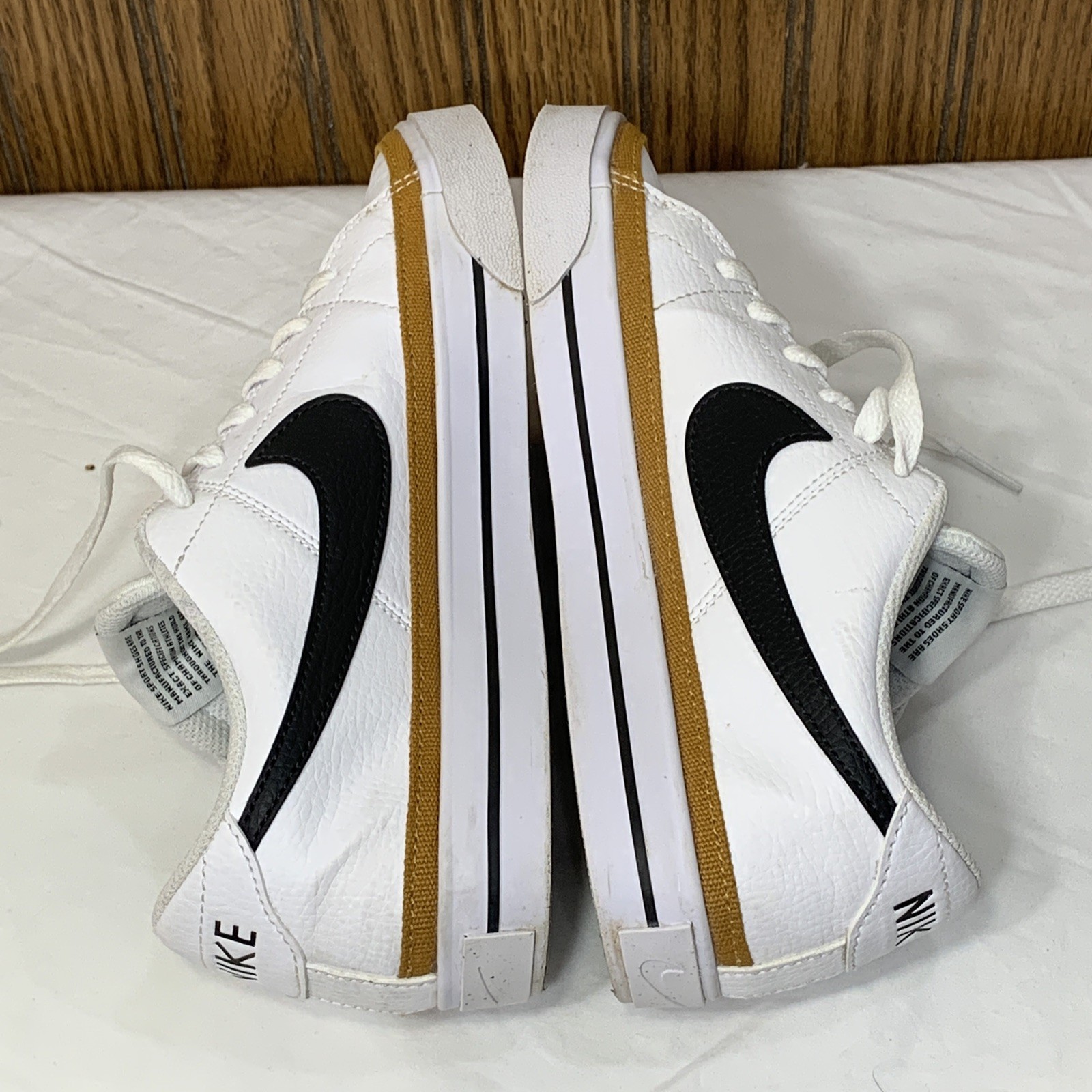 Nike Court Shoes Sneakers Size 7 Next Nature DH3161-100 White Desert Ochre