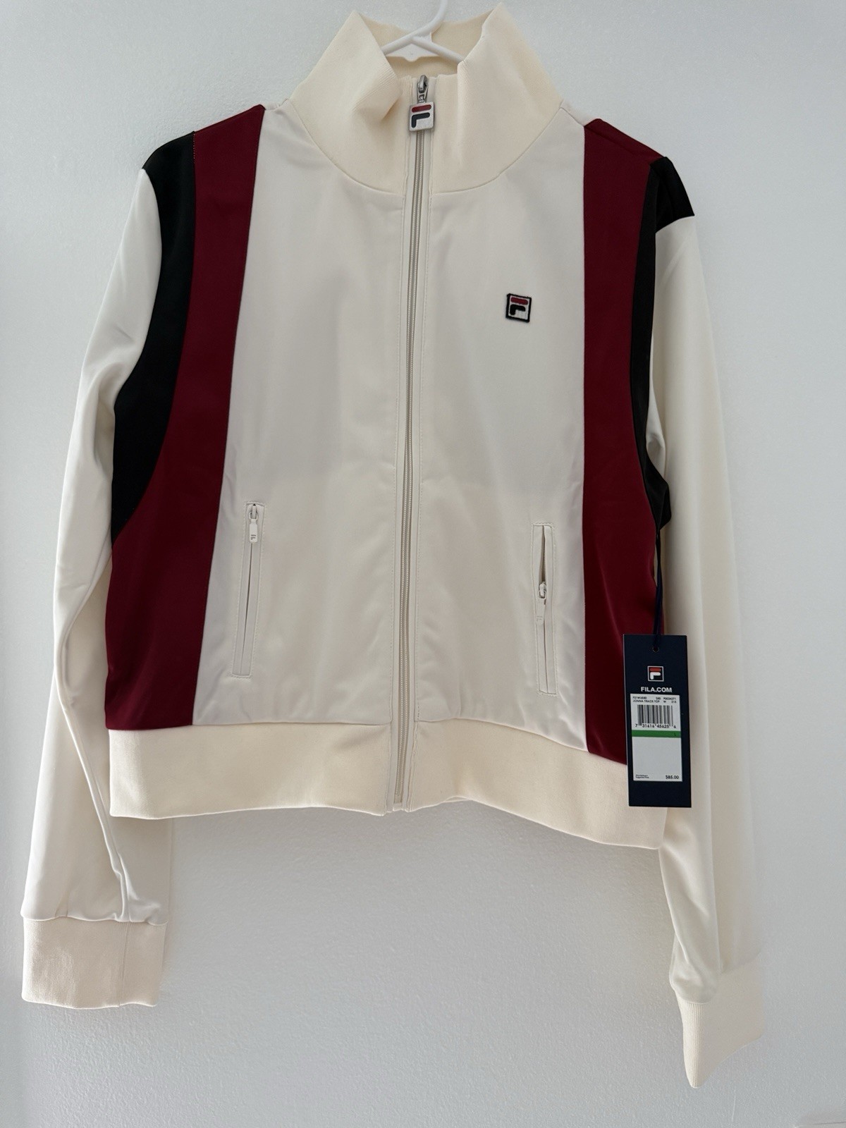 Active Jacket White/Juniper La Size Large