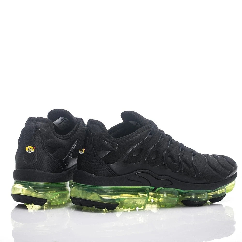 Nike VaporMax Plus Black‑Volt‑Green TN Retro Men Casual Running Shoes
