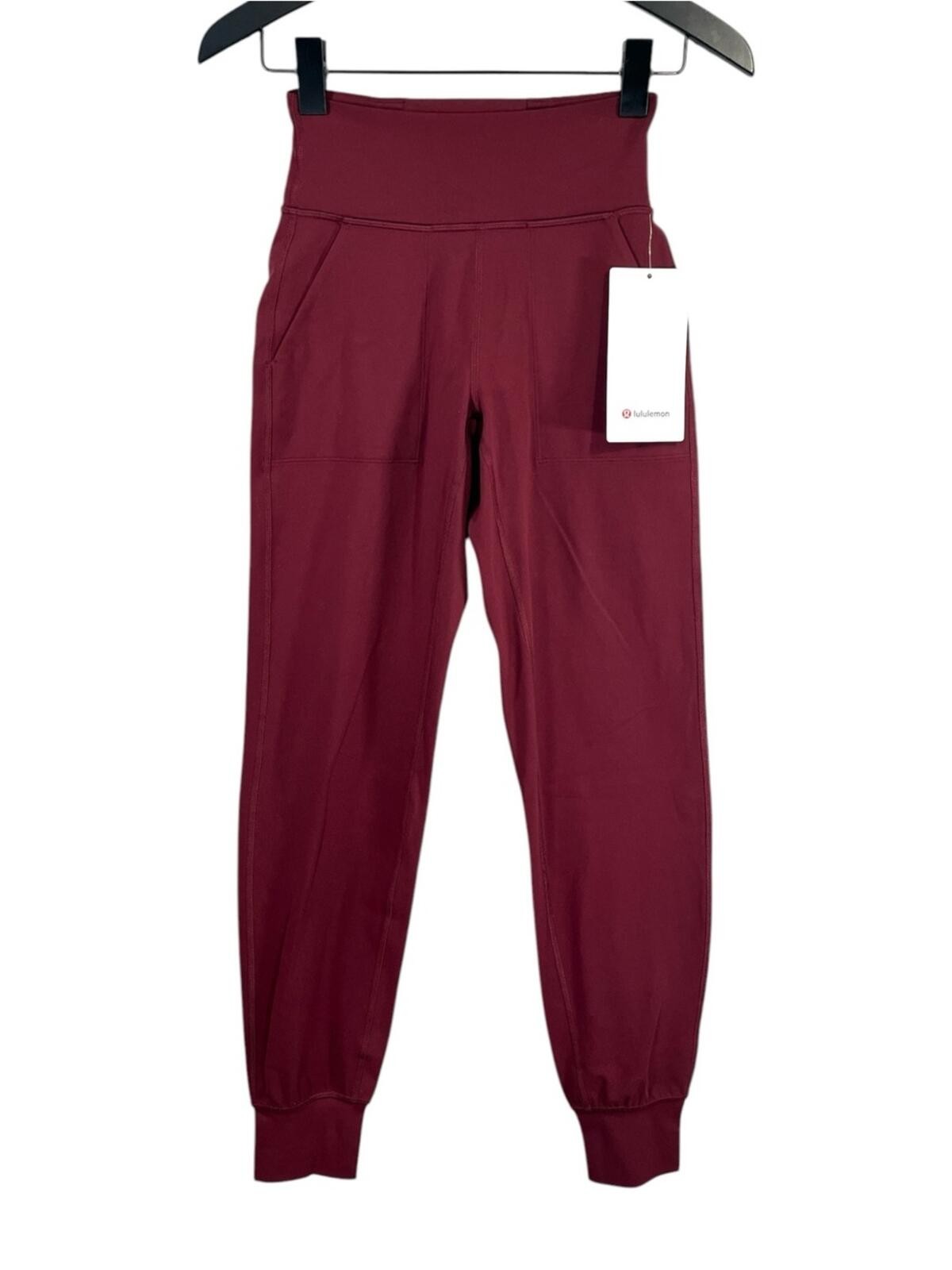 NWT Lululemon Align Jogger 28″ Women’s size 2 in Red Merlot