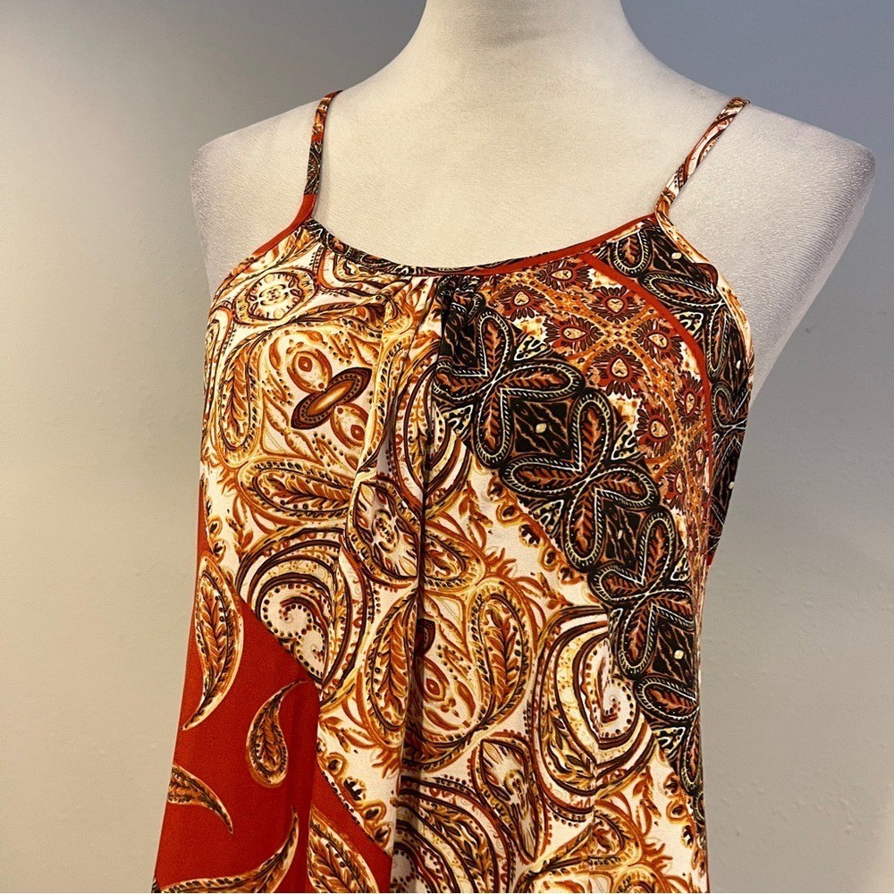Shein Floral paisley Spaghetti Strap Maxi Dress size small