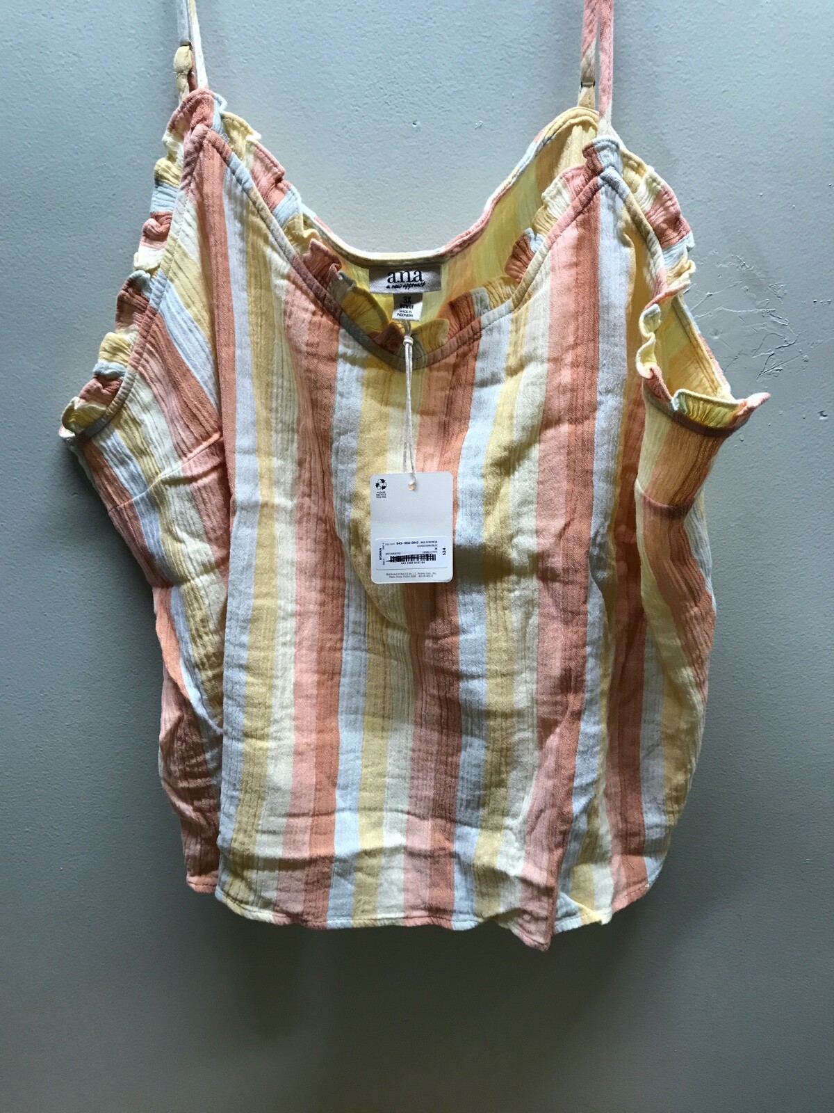 a.n.a A new approach tank top womans plus size 3X sleeveless tank top New!