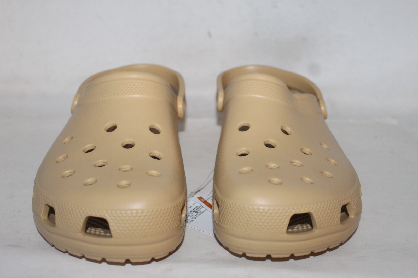 Crocs Men’s Atmosphere Tan Durable Croslite Clogs Size 14