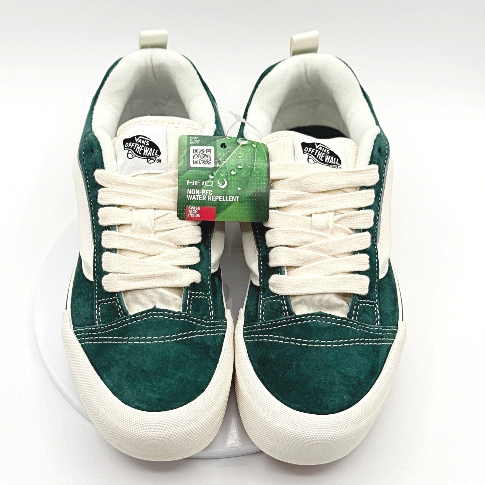 Vans Knu Skool Size 6.5 Mens Pig Suede Green VN000CS0CX2 Low Top Sneakers