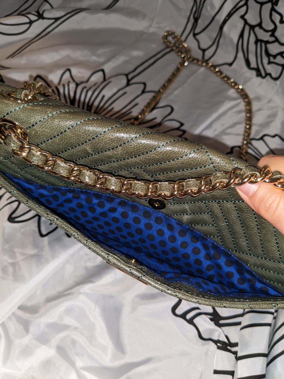 Rebecca Minkoff quilted shoulder bag Olive Green