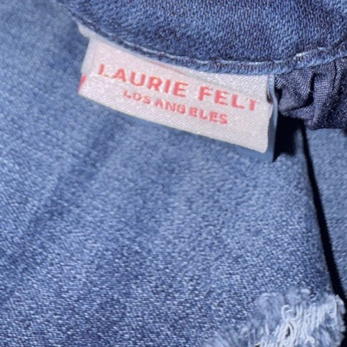 Laurie Felt Sz 14P Relaxed Straight Leg Blue Forever Denim Stretch Mid Rise