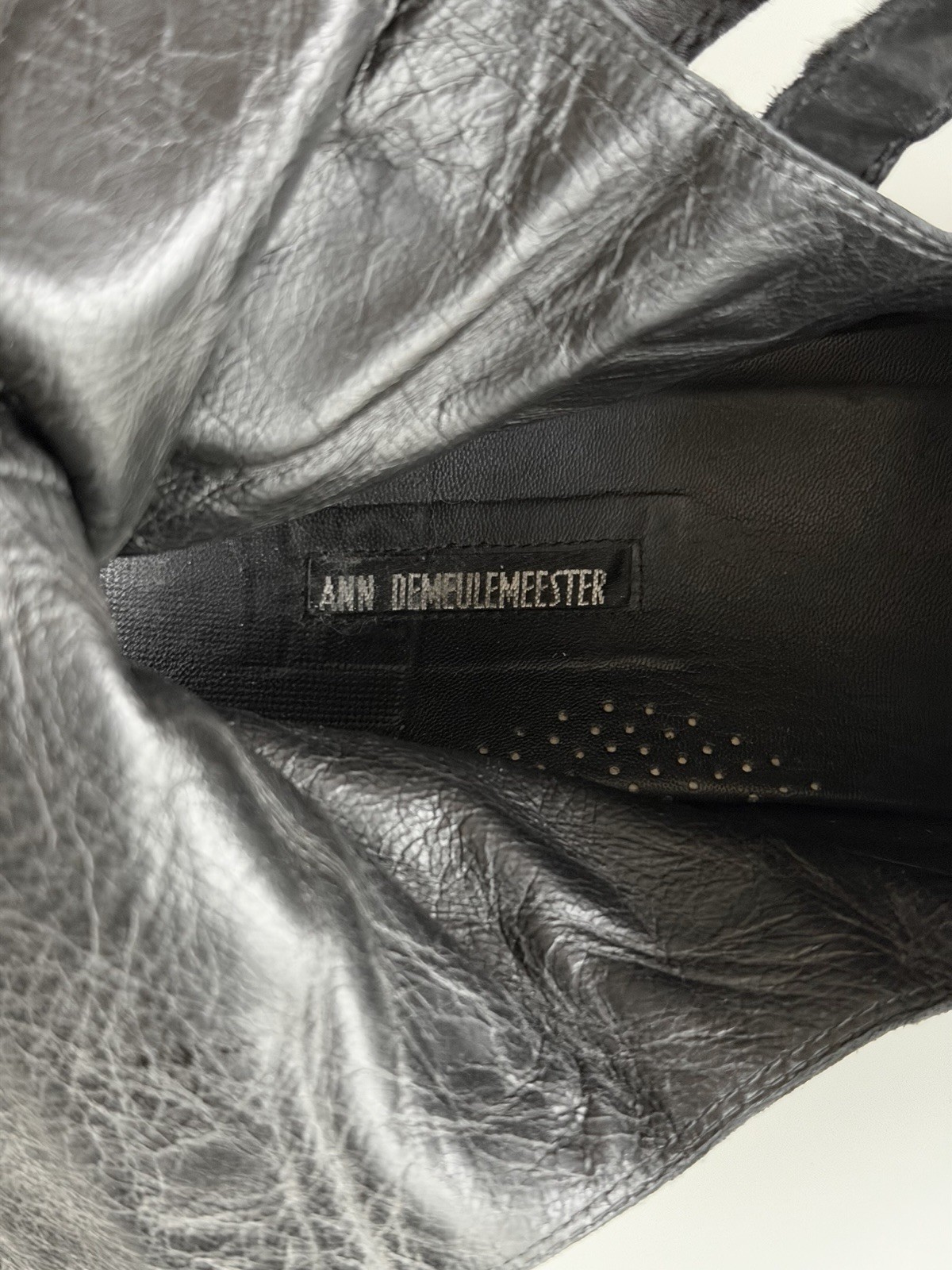 Ann Demeulemeester Multi Strap Sneakers (Size 40) S/S 2011 High Top Calf Leather