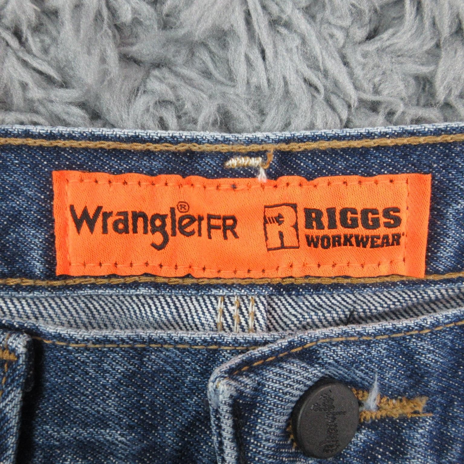 Wrangler Riggs FR Carpenter Jeans Mens 46×34 Flame Resistant Denim NWT 45×33*