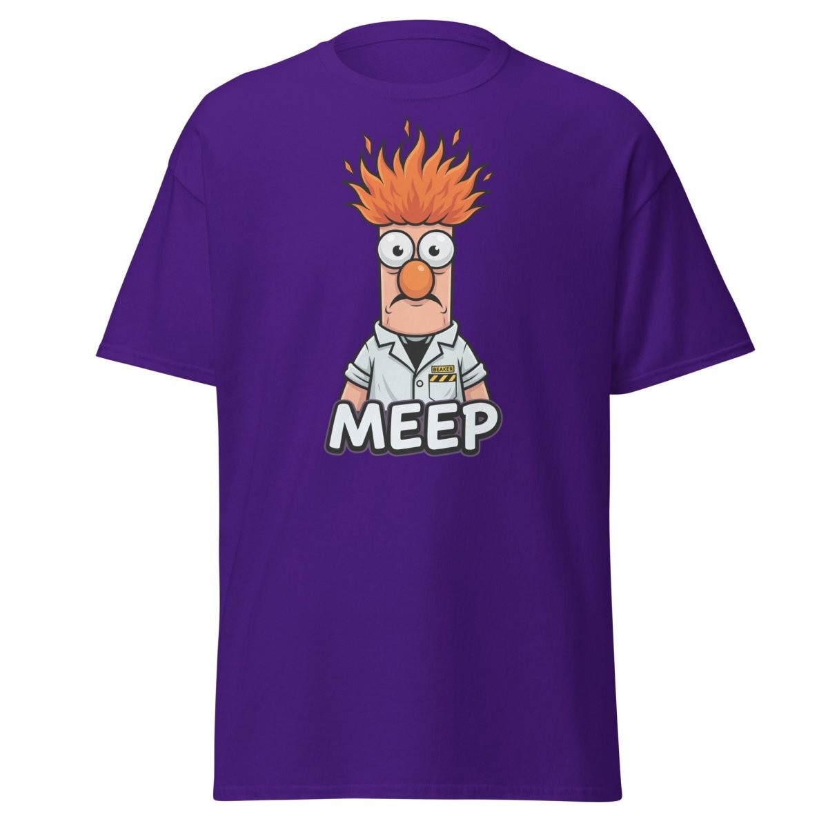 Beaker Muppet Meep T-Shirt – Funny Scientist Cartoon Tee