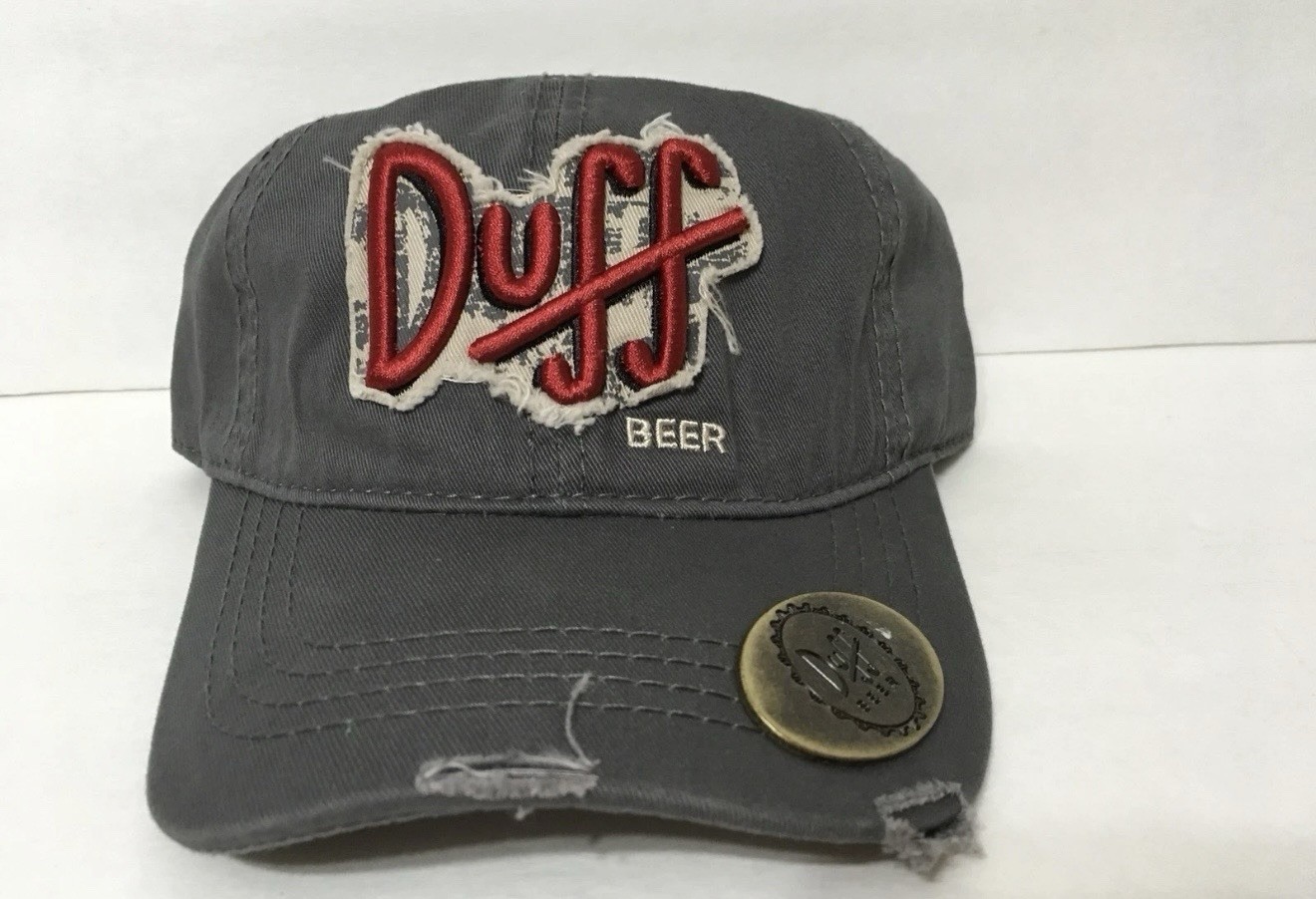Universal Studios Exclusive The Simpsons Duff Beer Adult Baseball Cap