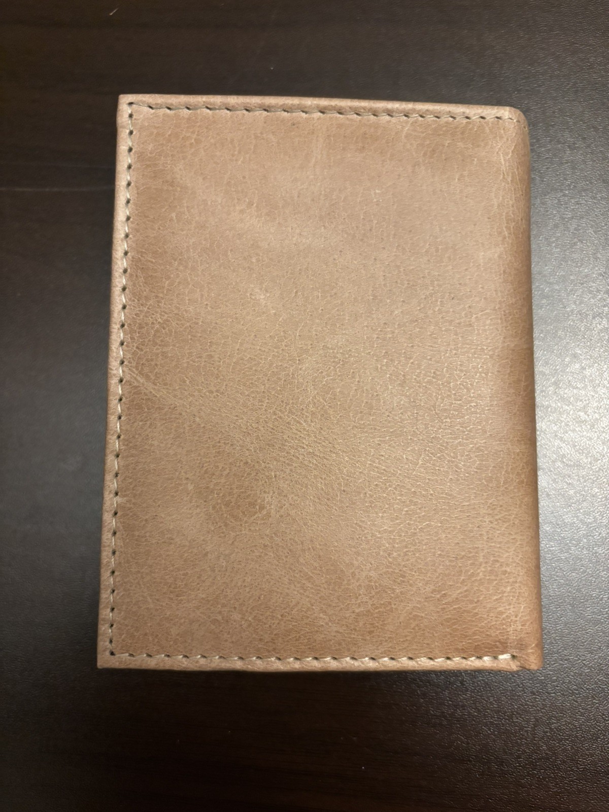 Cavelio RFID Blocking Genuine Leather Badge Holder Bifold Wallet ~Brand New~