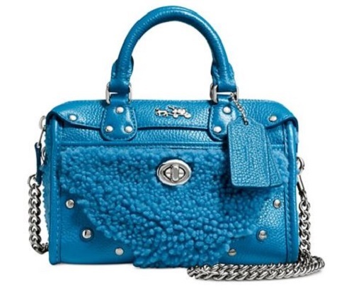 NWT Coach 36478 Rhyder Satchel 18 In Shearing