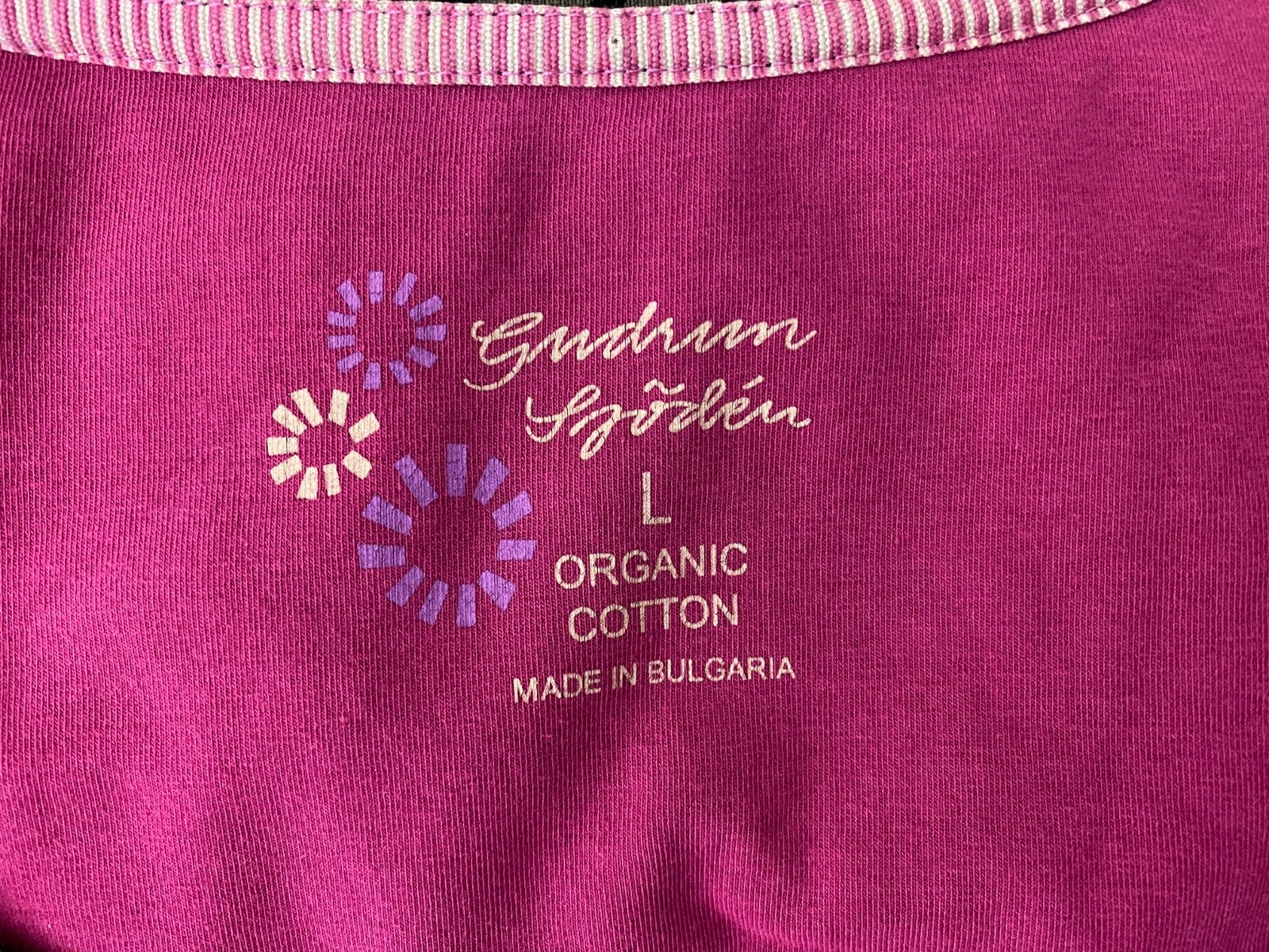 GUDRUN SJODEN women’s dress 94% cotton 6% elastane Size L