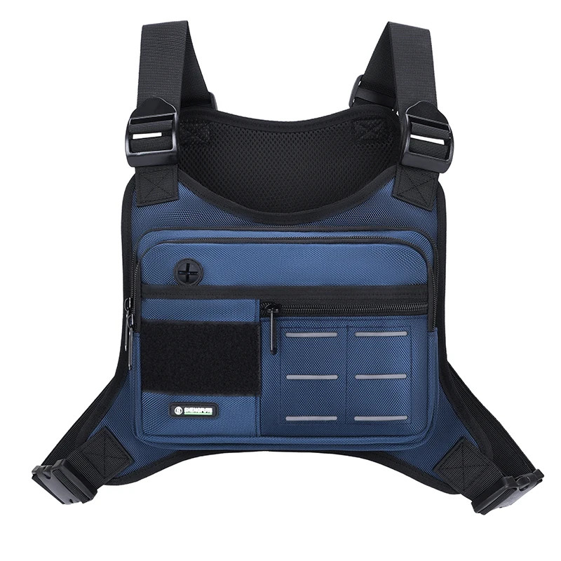 Tactical Chest Rig Bag Men Waterproof Crossbody Harness Vest Molle Pouch Outdoor