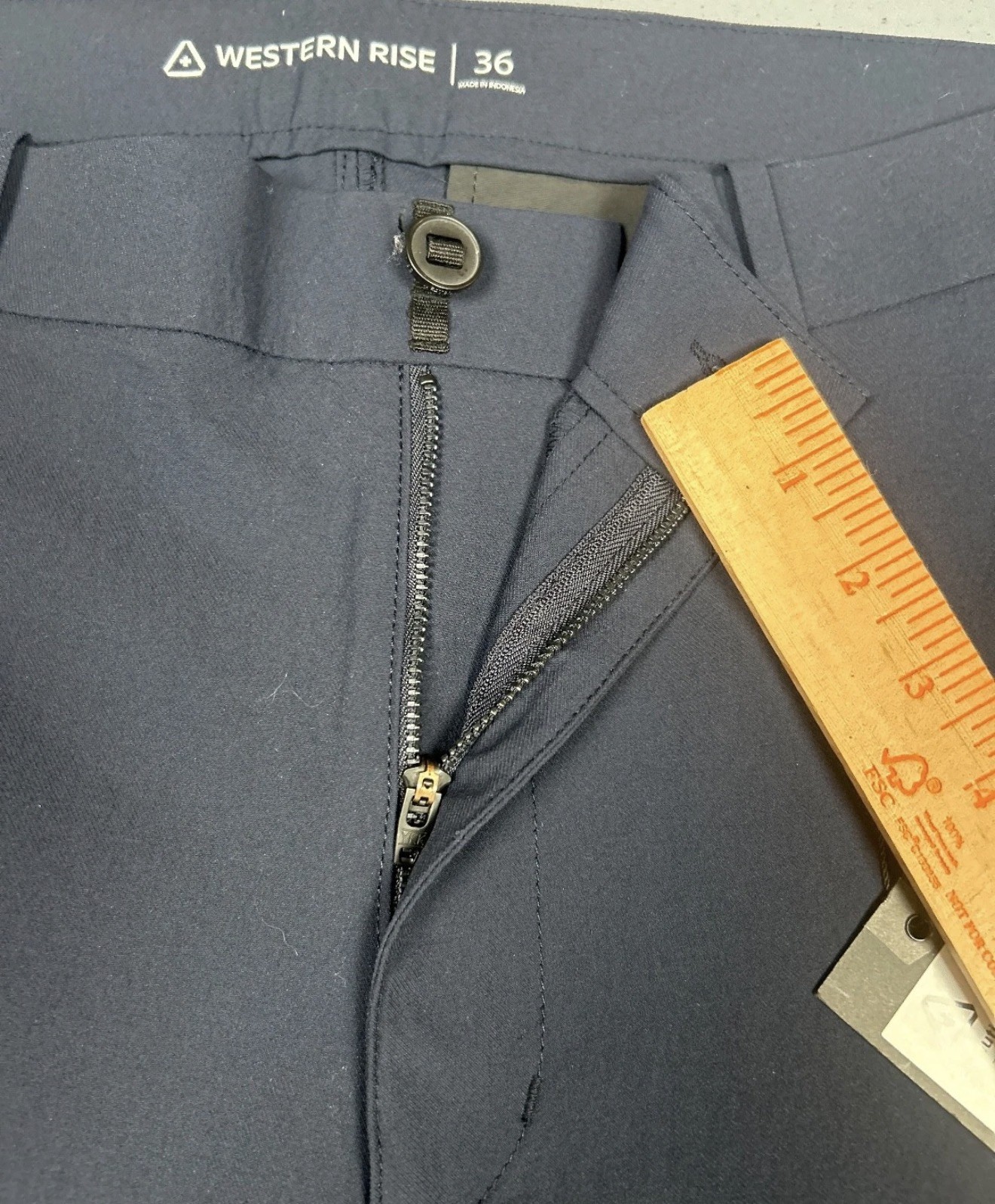 Western Rise Evolution Chino Pants Slim Men’s 36×32 Blue Stretch Performance NWT