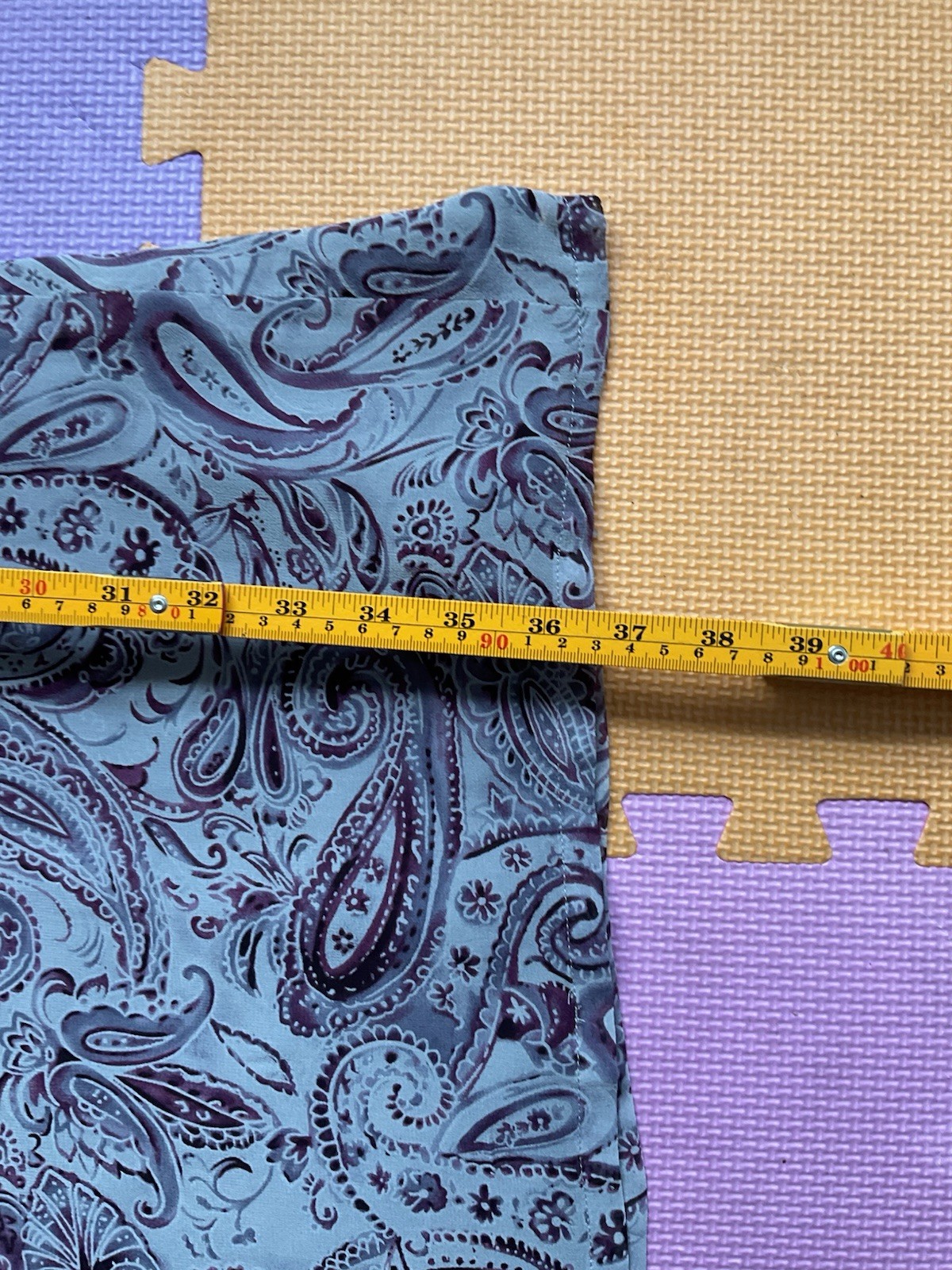 🪻Vintage Y2K Whimsigoth Lavender Paisley Midi Slip Dress 8 Petite