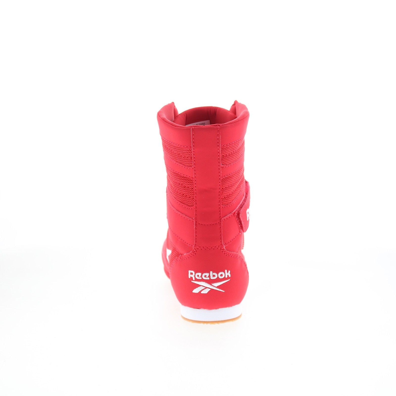 Reebok Boxing HI Mens Red Mesh Lace Up Athletic Boxing Shoes