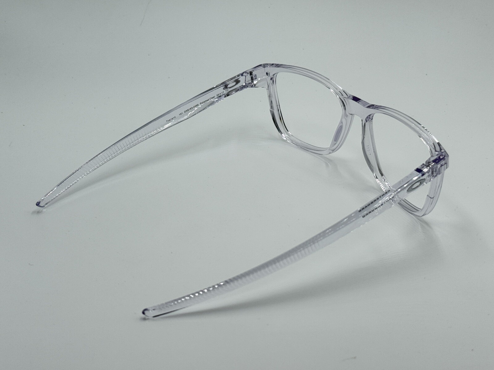 NEW Oakley Centerboard OX8163-0355 Clear/ Chrome Icons Eyeglasses Frames 55-17mm