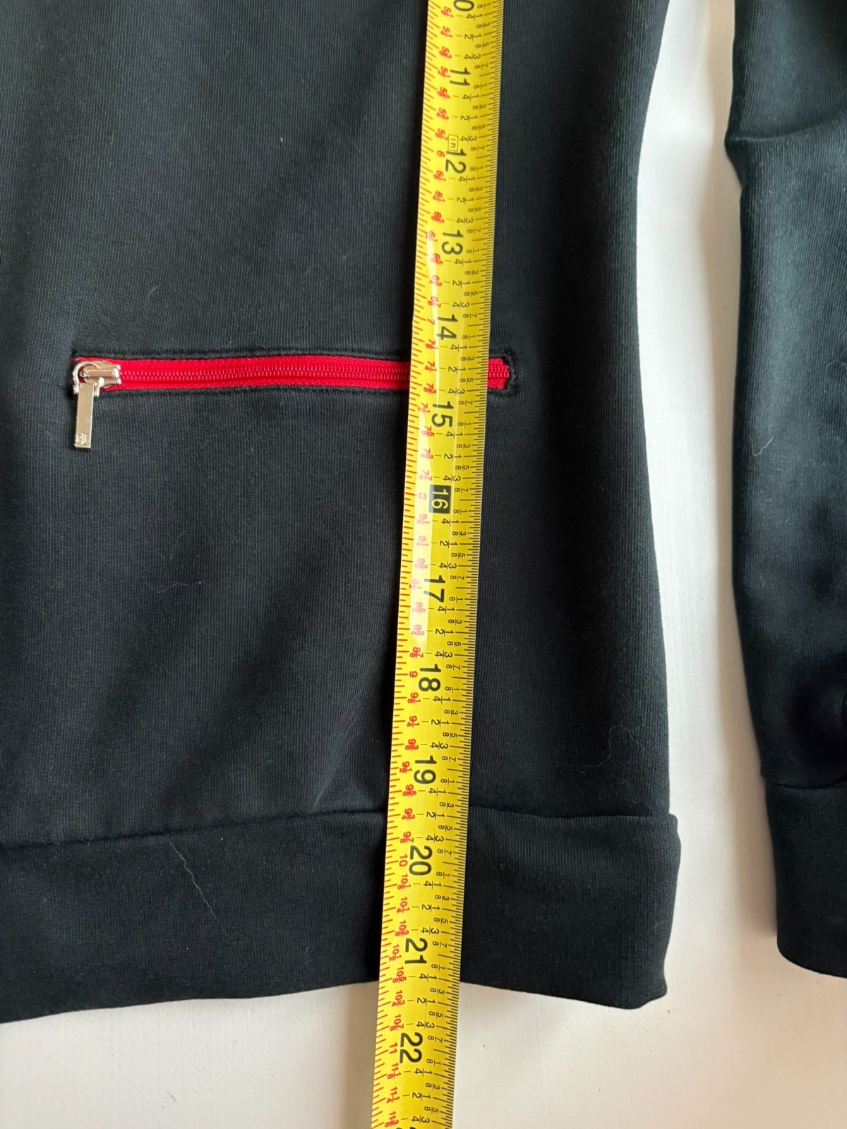Lauren Active Ralph Lauren Womens Black w/Red Trim Full Zip Track Jacket Size M