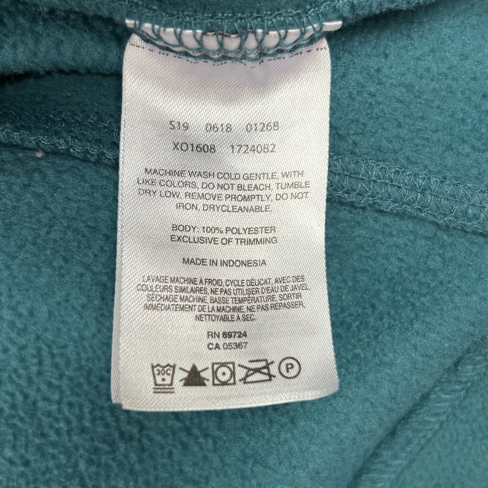 Columbia Interchange Fast Trek II Fleece Jacket Mens Medium Blue Thumb Loops