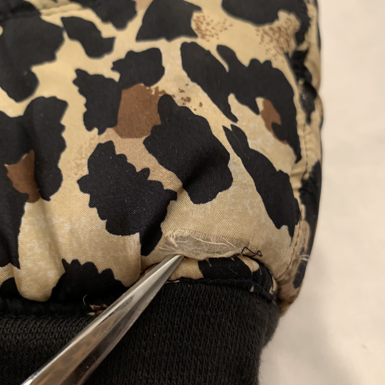 Womens Jacket Silk Leopard Print Vintage Medium 1010 Design IOIO 90s GUC 👀🔥