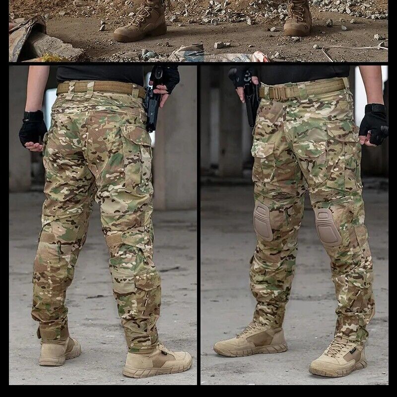 G3 Combat Pants Mens Army Military Hunting Tactical Trousers Hiking Camo