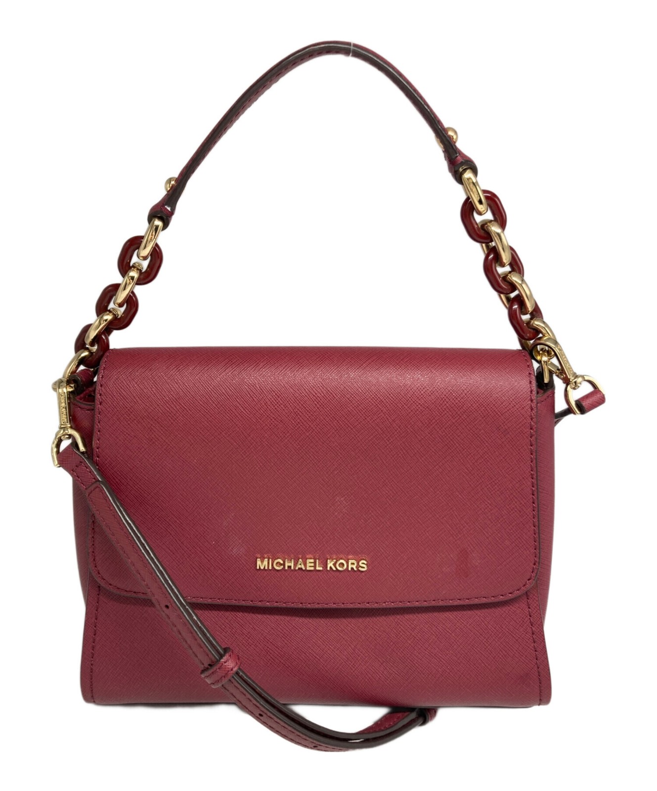 MICHAEL KORS 2WAY Bag Burgundy Authentic From Japan