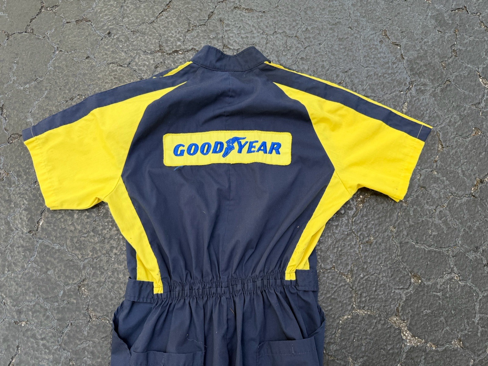 Vintage GENUINE GOODYEAR Official Racing Apparel Jumpsuit HOTROD SPEEDWAY