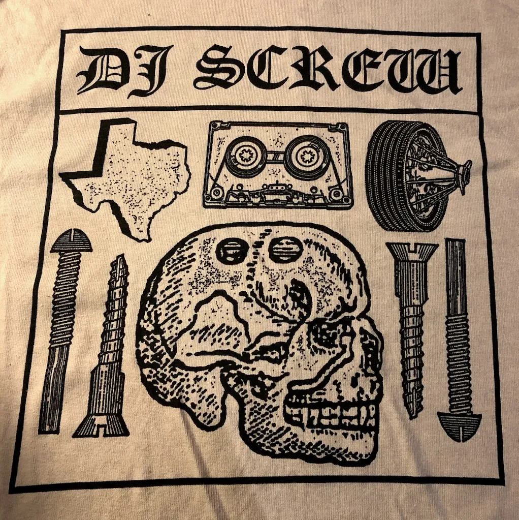 DJ Screw R.I.P 90s Basic Style White T shirt Men Women Unisex tee NH27922