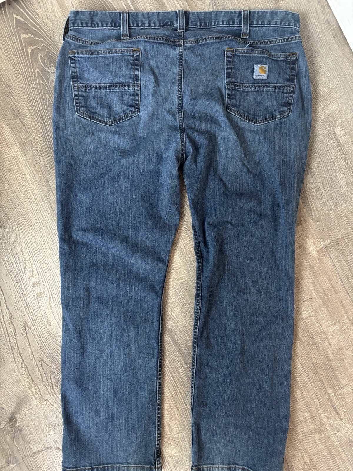 Carhartt Rugged Flex Relaxed Fit Jeans Dark Blue Denim Sz 42×30 Stretch
