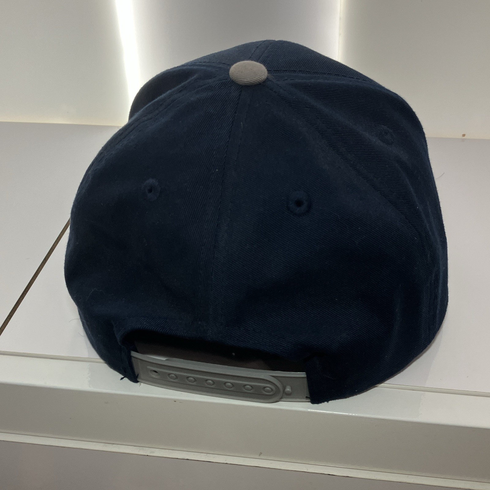 KBETHOS Solid Adjustable Snapback Baseball Cap Hat Blue/Gray One Size Unisex