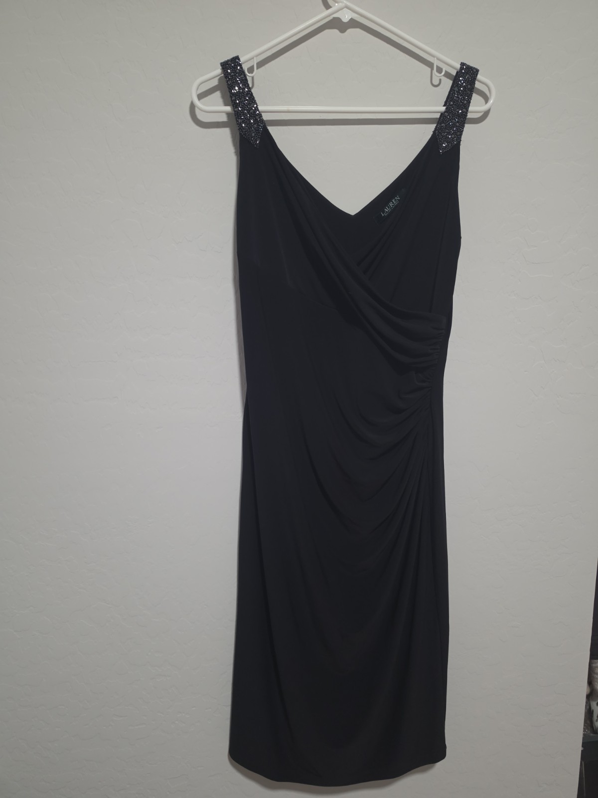 Ralph Lauren Black Evening Dress Size 10