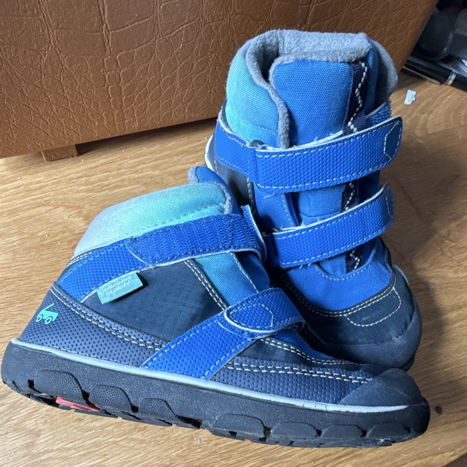 Hatley Winter Wonderland Unisex Kids Blue Winter Boots Hook & Loop 3M 13