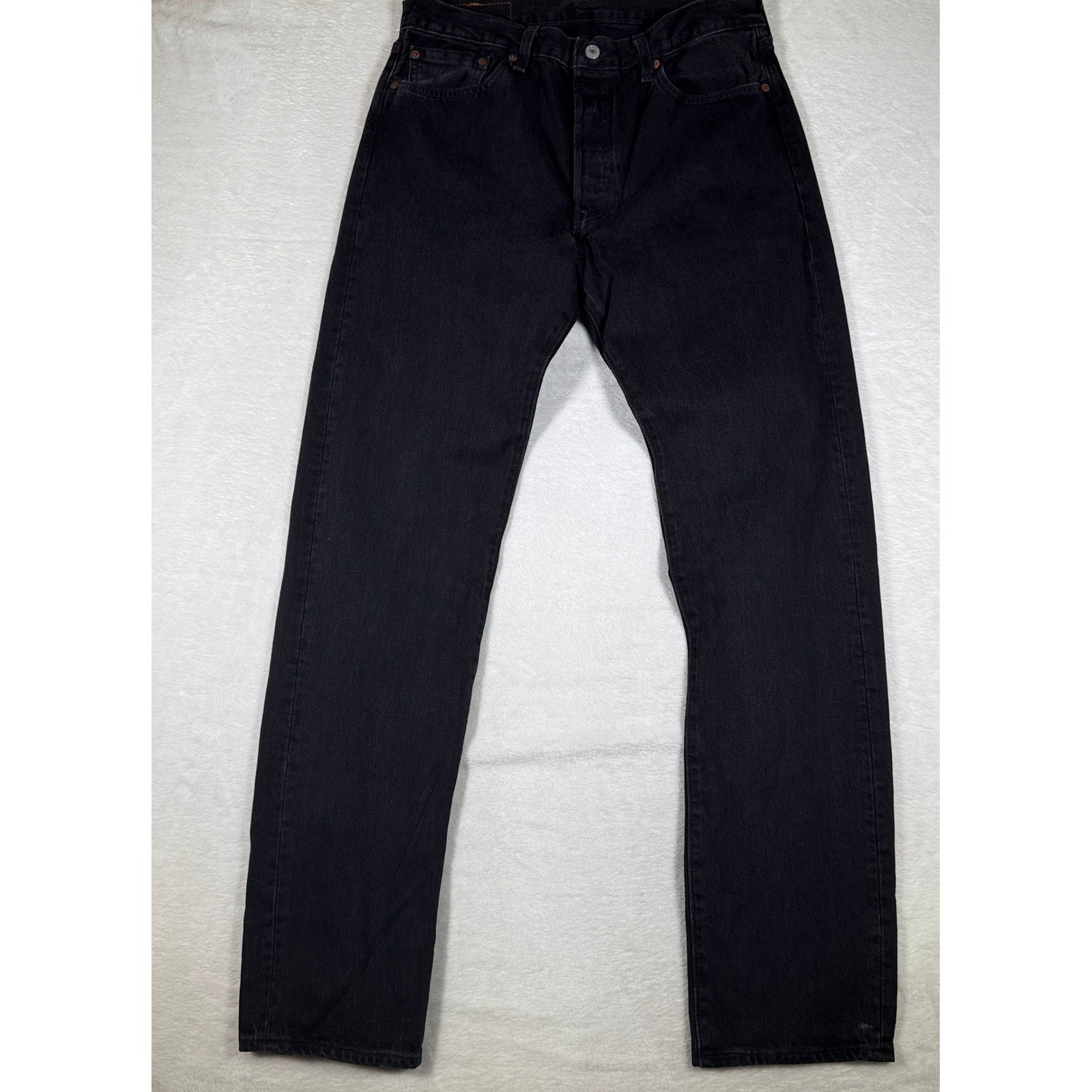 NWOT Denim Tears 501 DT Black Straight Leg Jeans Mens 34×34 Button Fly USA