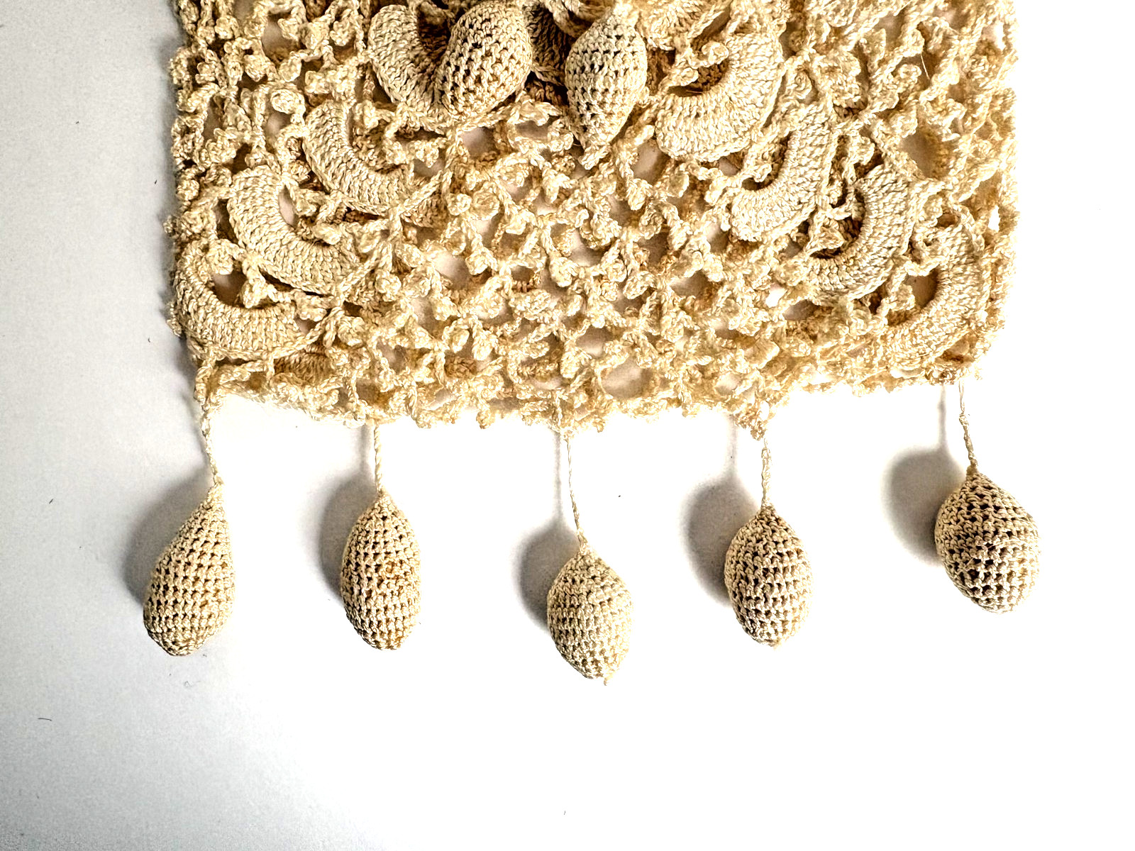 3 Styles of Handmade Victorian Crocheted/Tatted/Knotted Drawstring Reticule Bags