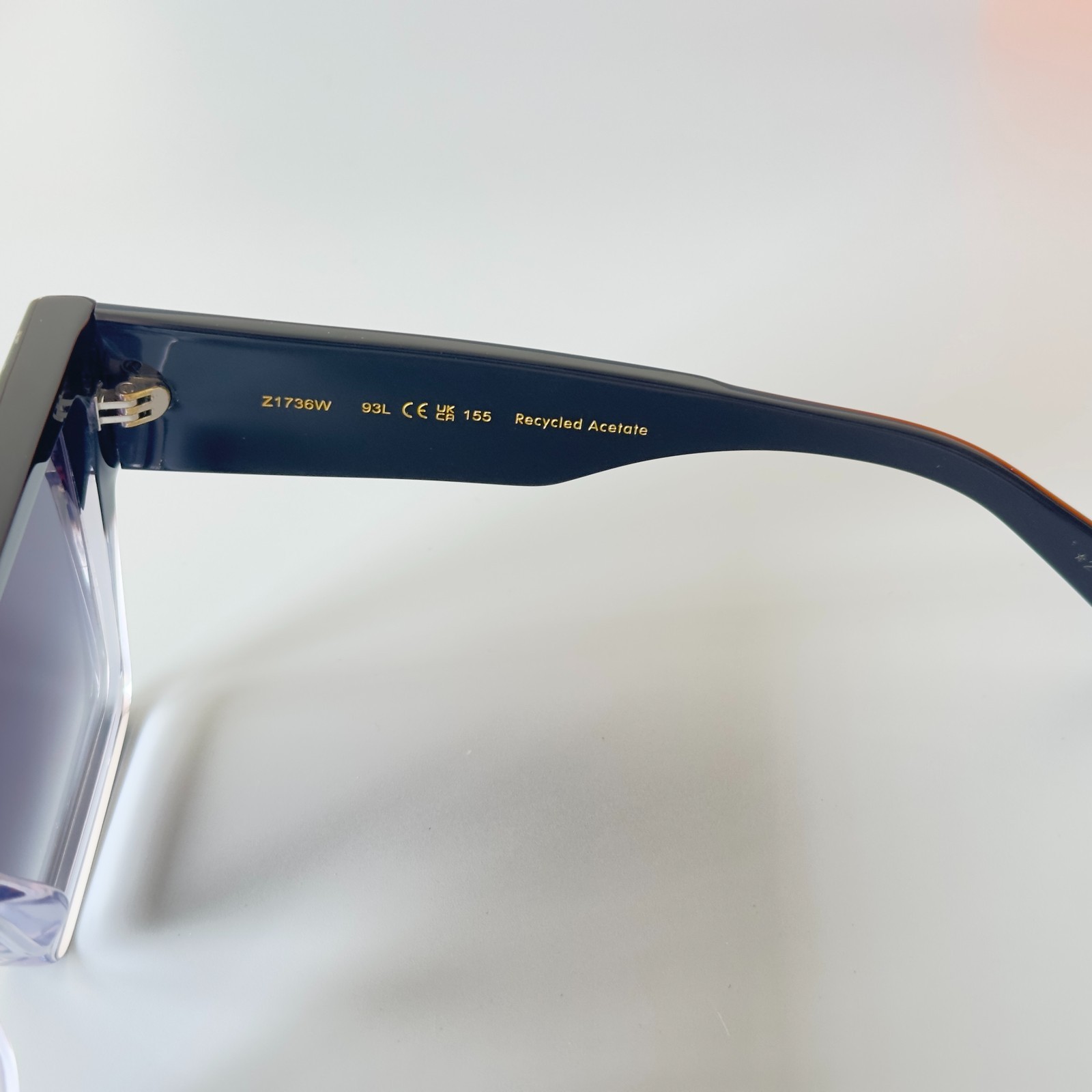 Louis Vuitton Z1736W Crystal Flower Blue Gradient Lens Sunglasses