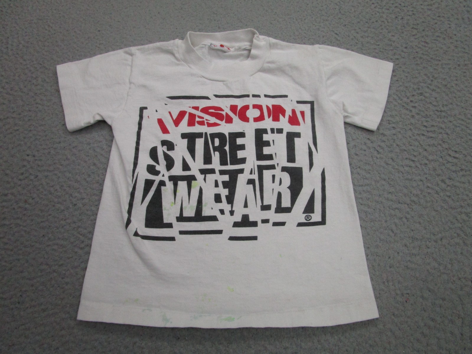 vintage vision street wear shirt Single Stitch Youth XS Toddler 90s Kids