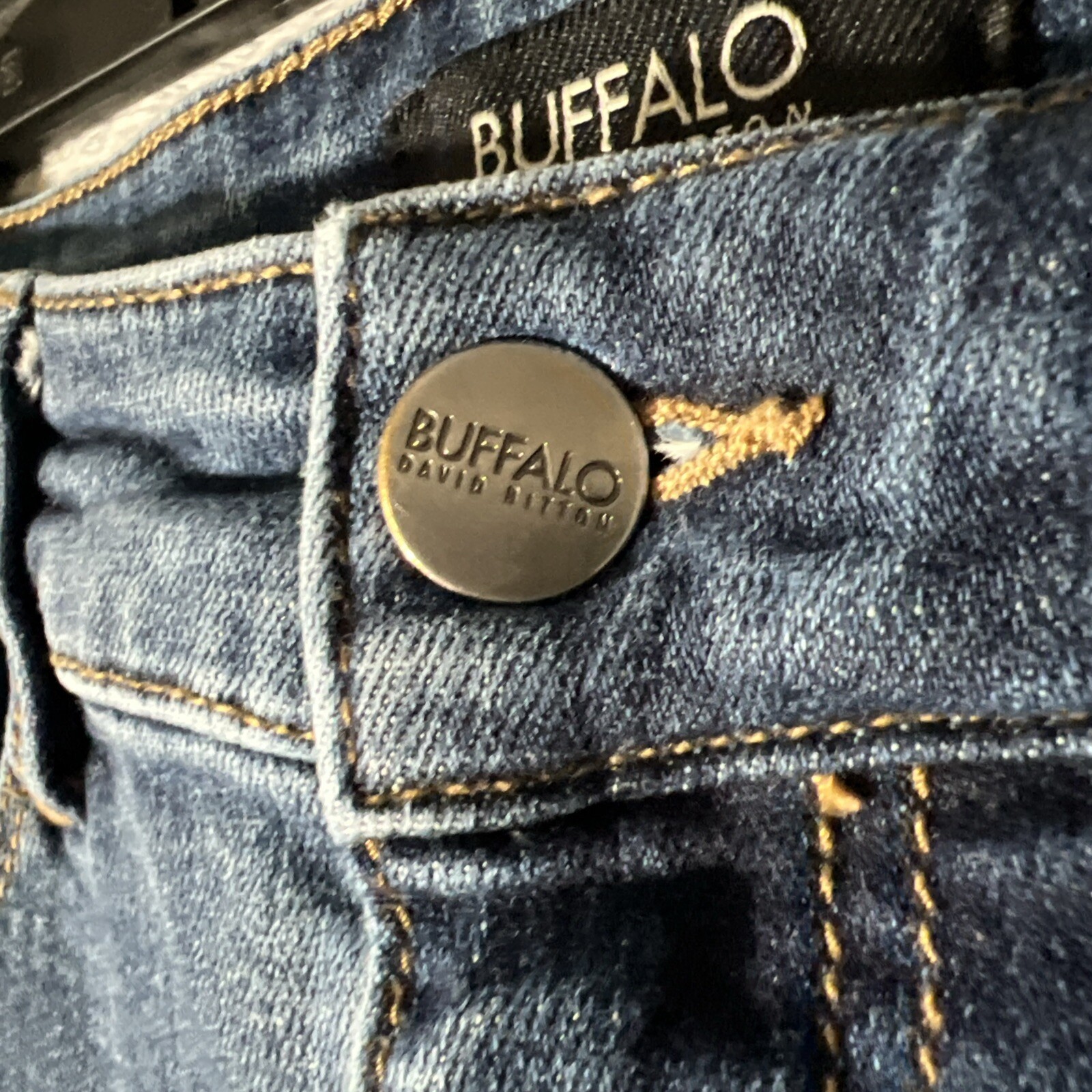 Buffalo David Bitton Hope Women’s Mid Rise Skinny Stretch Raw Hem Jeans Size 32