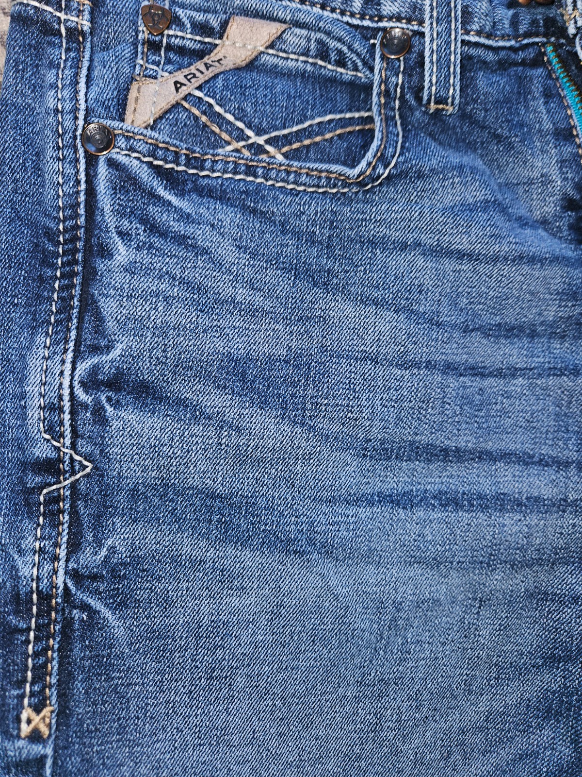 Ariat M7 Slim Straight Jeans Men’s 29×30 Blue Wash Western Rodeo Cowboy Denim